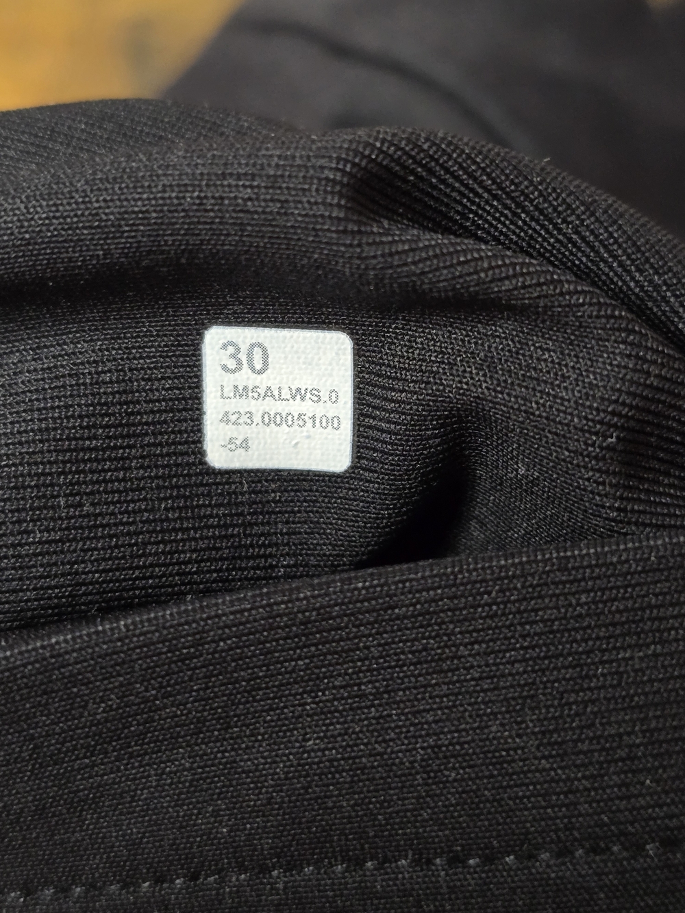 ​Lululemon Men's ABC Slim-Fit Pant 5-Pocket Warpstreme Black 30x30 - Picture 3 of 5